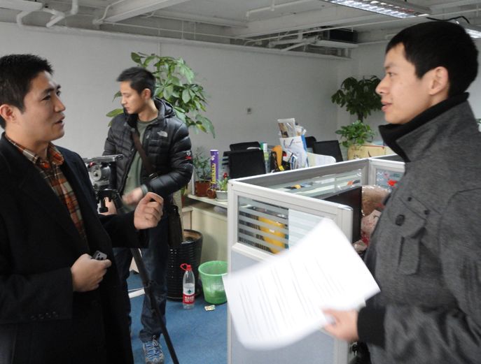 CCTV-NEWS新闻频道记者采访锐仕方达运营总监 图片5